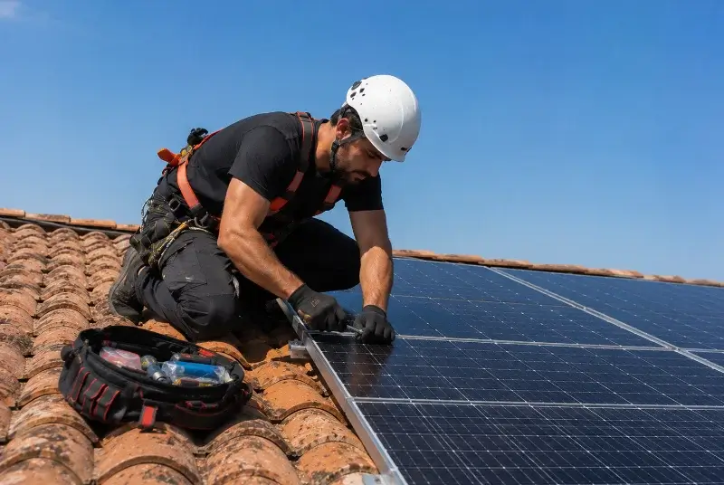 Maintenance et monitoring de panneaux solaires à Labastide-Saint-Georges