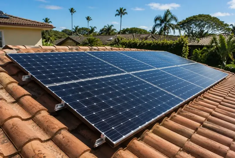 Installation de panneaux solaires à Labastide-Saint-Georges